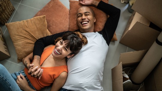 pareja feliz