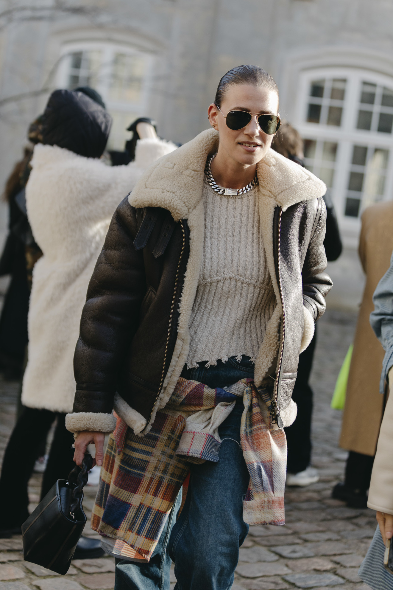 abrigo doble faz street style