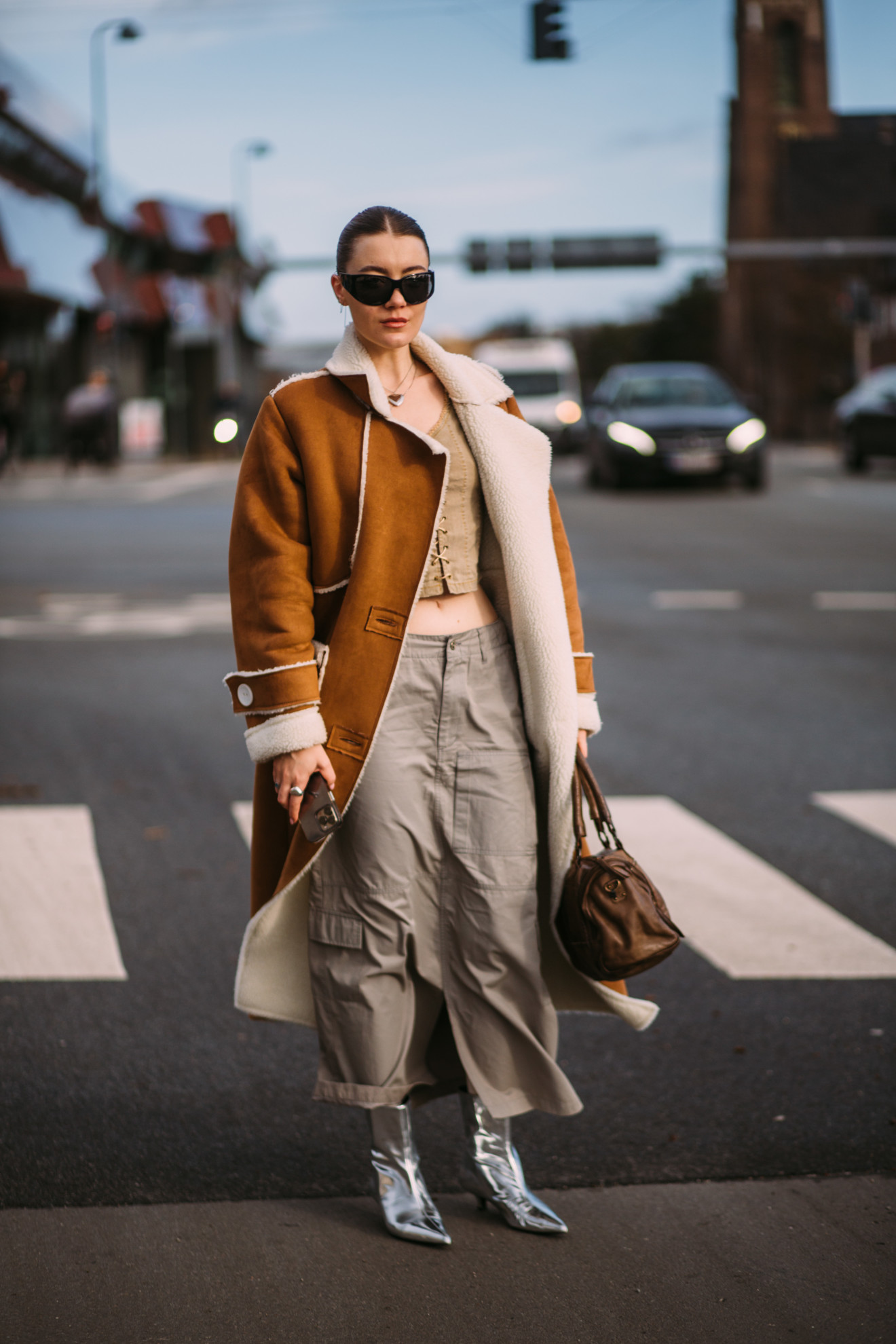 abrigo doble faz street style