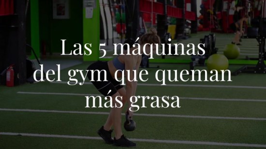 Las 5 máquinas del gym que queman más grasa