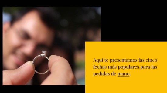 Fíjate en el calendario: este es el Top 5 de fechas en las que es más probable que te pidan matrimonio