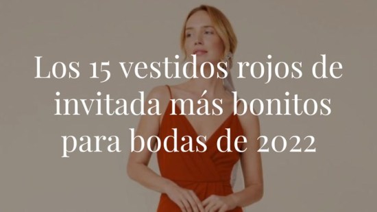 Estos vestidos rojos de invitada te aseguran un 'LOOKAZO' de boda