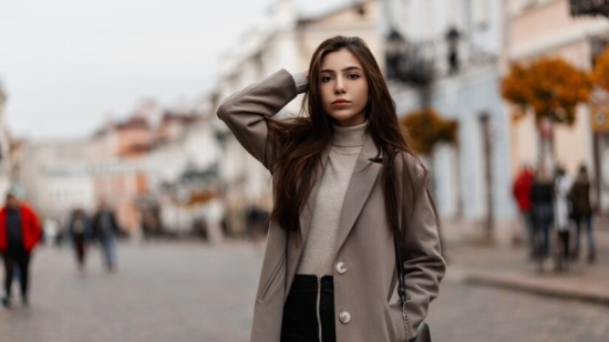 Chaquetón gris