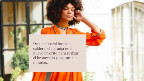 Naranja para invitadas, el color revelación de la temporada de bodas