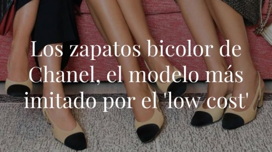 Los zapatos bicolor de Chanel, el modelo más imitado por el 'low cost'