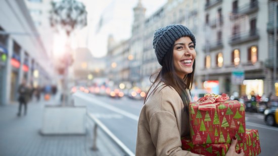 Mujer navidad