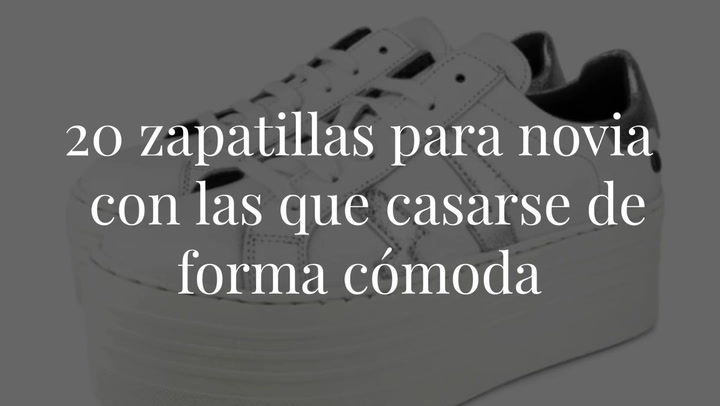 20 zapatillas para novia con las que decir ‘sí, quiero’ de forma cómoda