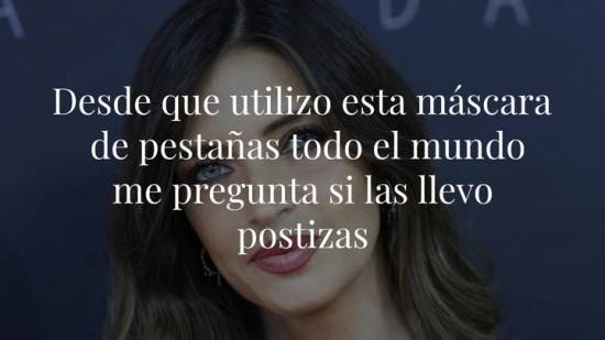Desde que utilizo esta máscara de pestañas todo el mundo me pregunta si las llevo postizas