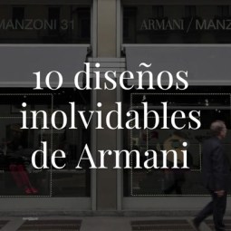 10 diseños inolvidables de Armani