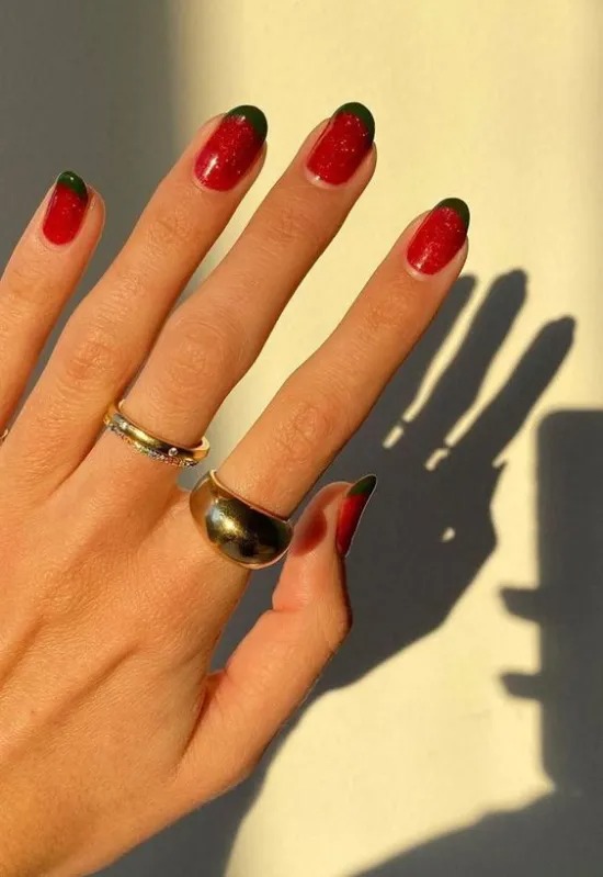 Manicura francesa especial - Imagen: Pinterest