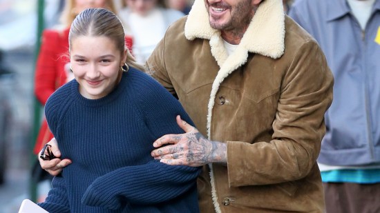 David y Harper Beckham