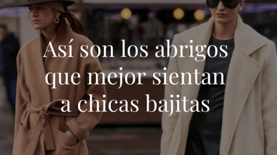 Así son los abrigos que mejor sientan a chicas bajitas