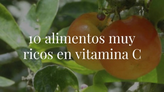 10 alimentos muy ricos en vitamina C