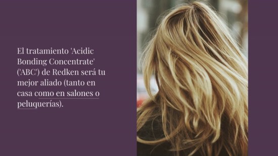 Di adiós al cabello seco o dañado con el tratamiento Acidic Bonding Concentrate de Redken