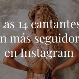 Las 14 cantantes con más seguidores en Instagram