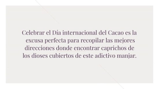 10 pastelerías de Madrid para grandes amantes del chocolate