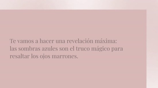 Sombras azules: el TRUCO MÁGICO para resaltar los ojos marrones