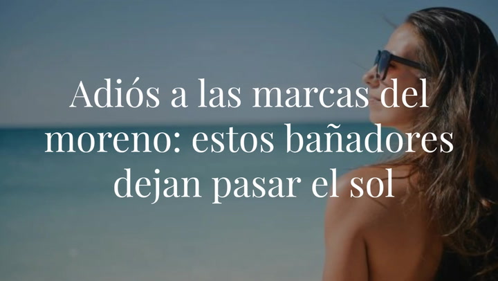 Adiós a las marcas del bronceado: así son los bañadores que dejan pasar el sol