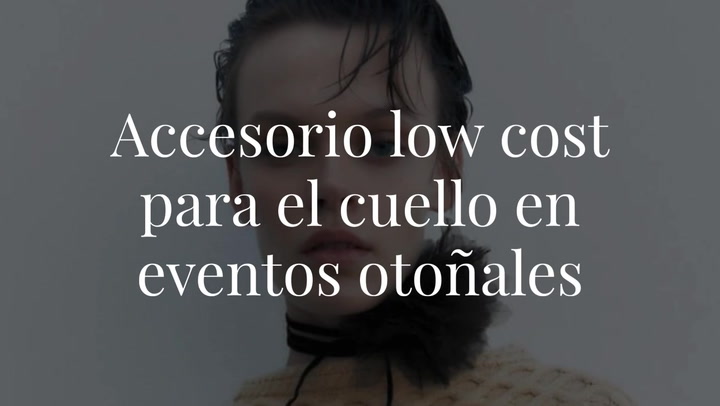 Este accesorio low cost para el cuello promete ser protagonista en todos tus eventos otoñales