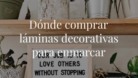 Estas tiendas online tienen las láminas más bonitas para decorar tu casa