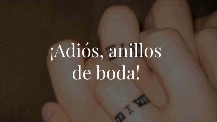 ¡Adiós, anillo de boda! Llegan los tatuajes de compromiso