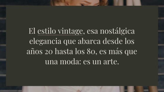 Ropa Vintage Insp Rate En Los Looks De L