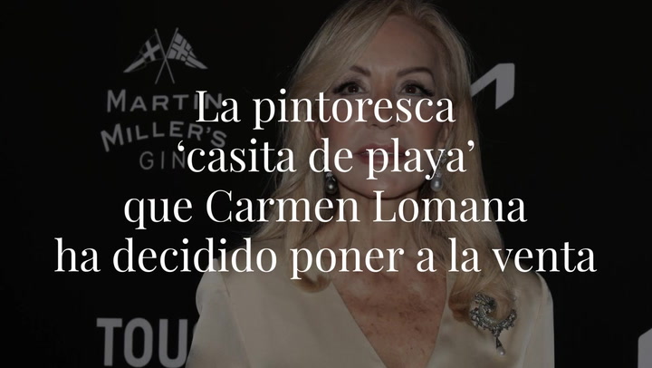 La pintoresca ‘casita de playa’ que Carmen Lomana ha decidido poner a la venta