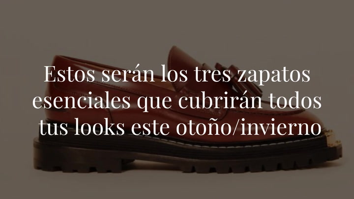 Estos serán los tres zapatos esenciales que cubrirán todos tus looks este otoño/invierno