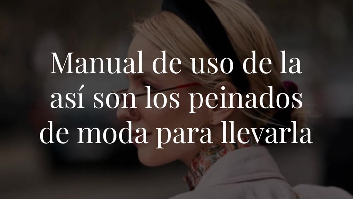 Manual de uso de la diadema: así son los peinados de moda para llevarla