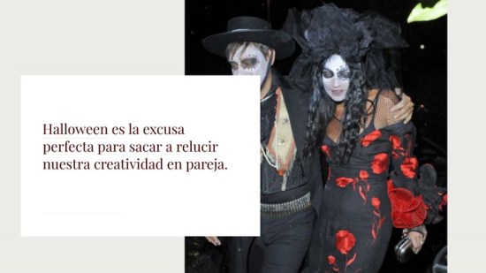 Juntos y conjuntados: las parejas más famosas se disfrazan en Halloween