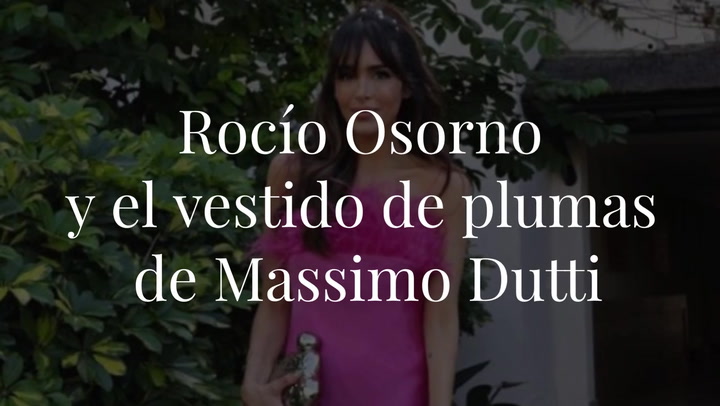 Rocío Osorno tiene el vestido de Massimo Dutti que arrasará en rebajas porque seguirá de moda la siguiente temporada