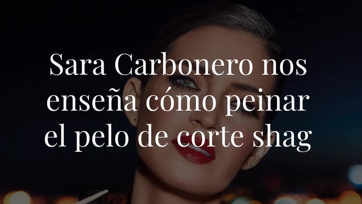 Nos inspiramos en Sara Carbonero para peinar las melenas de corte 'shaggy'