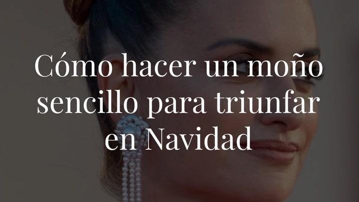 Cómo hacer un moño sencillo para triunfar en Navidad