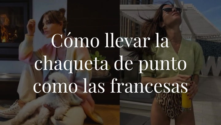 Cómo llevar la chaqueta de punto sin sumarte años según Jeanne Damas