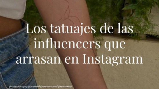 7 preciosos tatuajes finitos (vistos en influencers) que te inspirarán