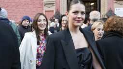 Tamara Falcó e Isabelle Junot en la boda de Felipe Matossian Falcó e Ina Morenes Allendesalazar