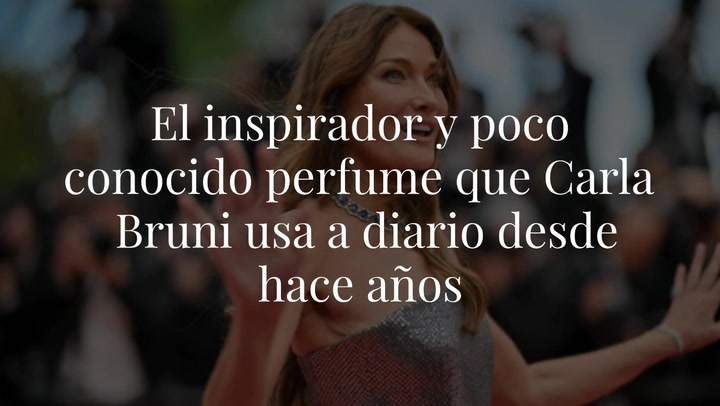 El inspirador y poco conocido perfume que Carla Bruni usa a diario desde hace años