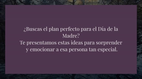 Especial día de la madre: 13 planes y escapadas con los que disfrutar del momento madre e hija