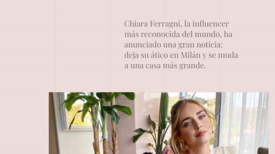 Chiara Ferragni Deja Su Tico En Mil N Y