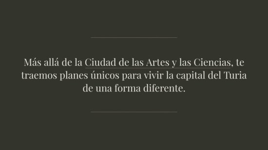 Valencia Planes Alternativos A Lo Que To