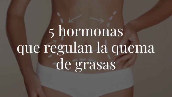 5 hormonas que regulan la quema de grasas