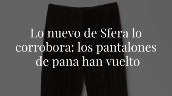 Son un clásico en cada invierno por su tejido grueso y cálido, y a juzgar por uno de los modelos de Sfera que promete agotarse -pues es fucsia y de pernera ancha- podemos decir que ha llegado el momento de volver a ponérselos. ¡Ficha estos ochos modelos c