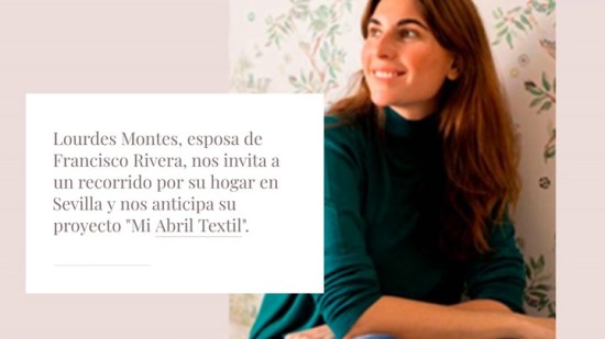 Lourdes Montes nos abre las puertas de su casa sevillana y nos acerca a sus rincones con encanto