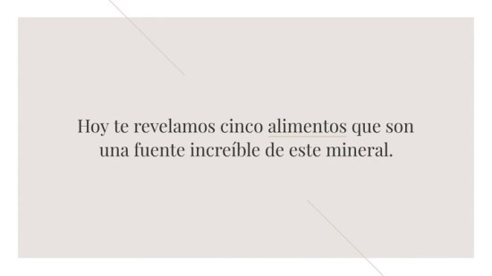 5 alimentos ricos en magnesio