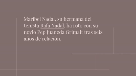 La Hermana De Nadal Se Queda Soltera A U