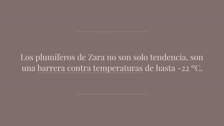 Flechazo con estos plumíferos y botas de nieve de Zara para sobrevivir al frío polar en España
