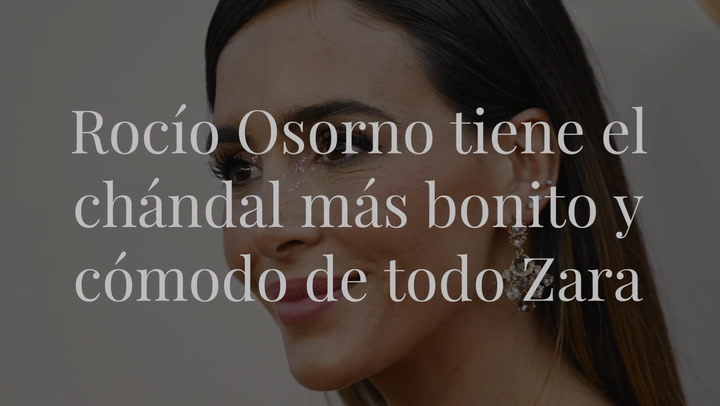 Rocío Osorno tiene el chándal más bonito y cómodo de todo Zara