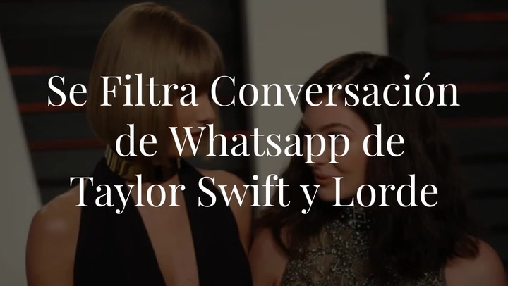 Se ha filtrado una conversación de Whatsapp de Taylor Swift y se está volviendo viral