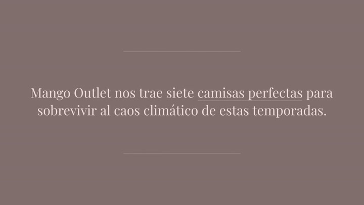 Siete camisas de Mango Outlet a las que sacar partido tanto en verano como durante todo el otoño