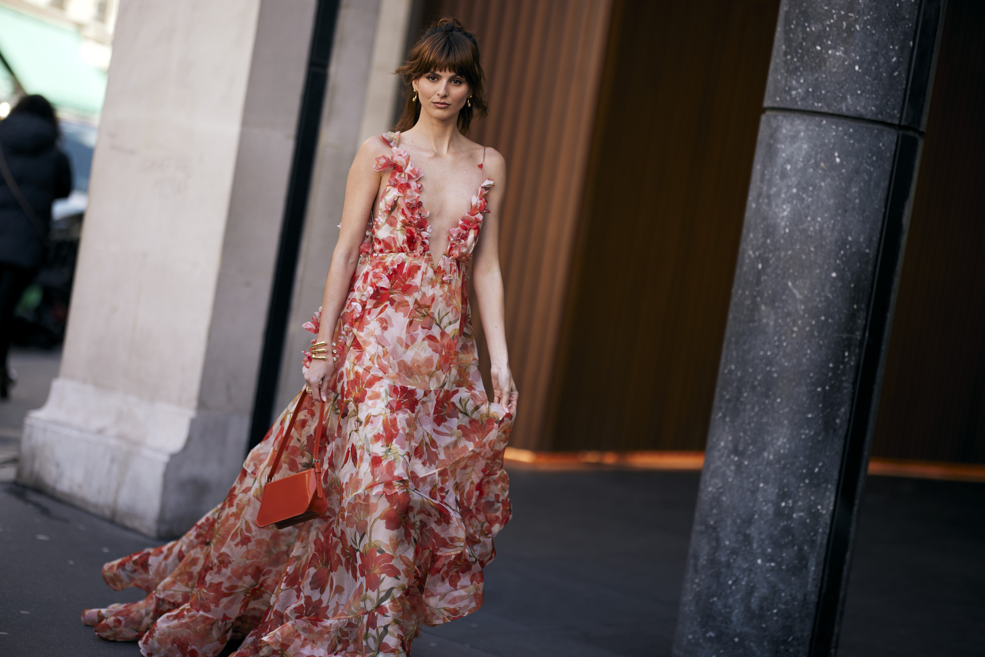 Paris str F24 3117 vestido street style